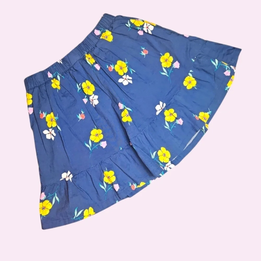 Carter's Girls Floral Blue Skirt Size 10